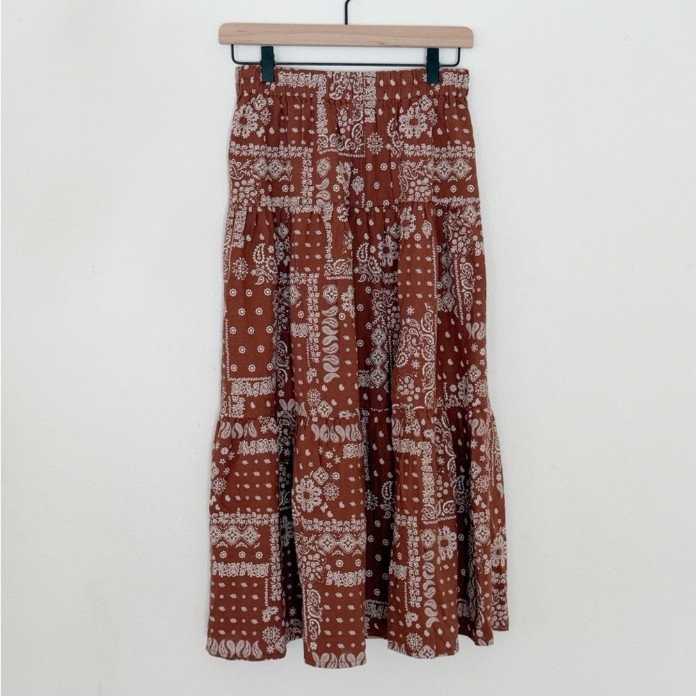 Rylee + Cru Bandana Print Maxi Skirt - Picture 3 of 5